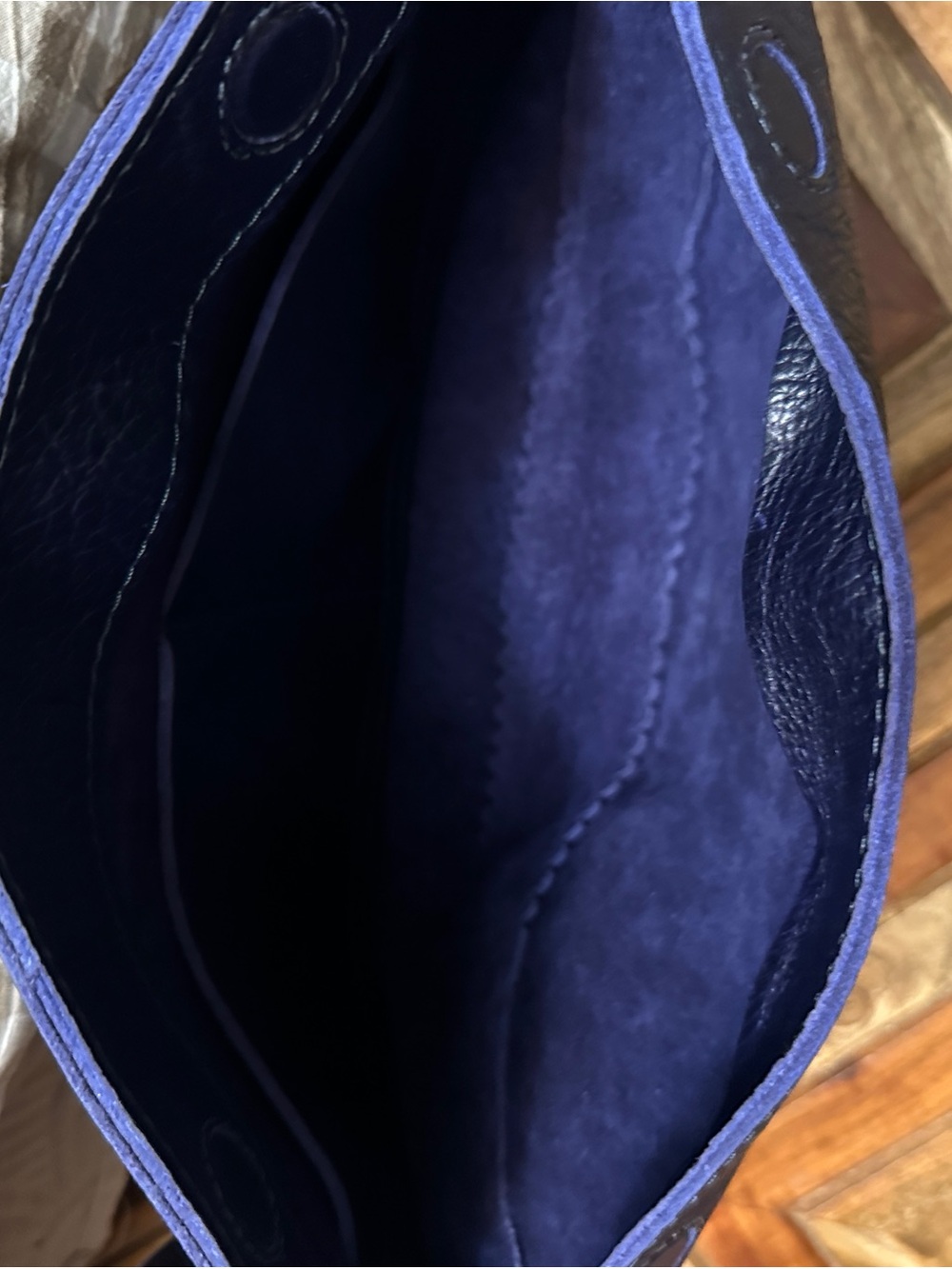 Portland Leather Koala Sling Bag in Cobalt - Picture 6 of 6